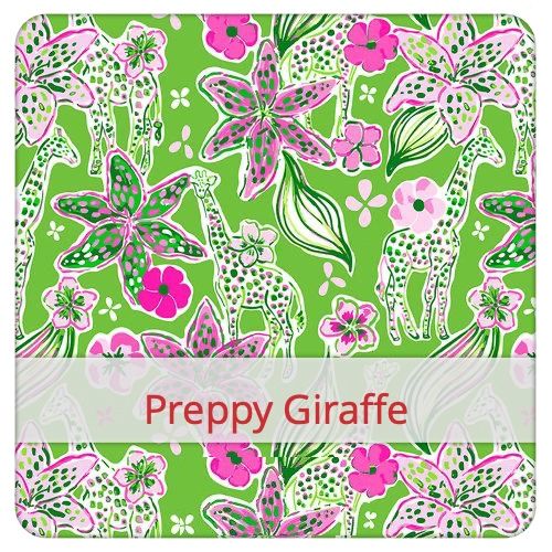 Eco-PUL Stoff - Preppy Giraffe Eco-PUL Stoff - Preppy Giraffe