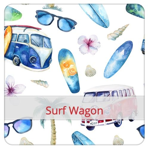 Eco-PUL Stoff - Surf Wagon Eco-PUL Stoff - Surf Wagon