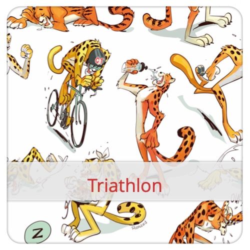 Tissu Eco-PUL - Triathlon