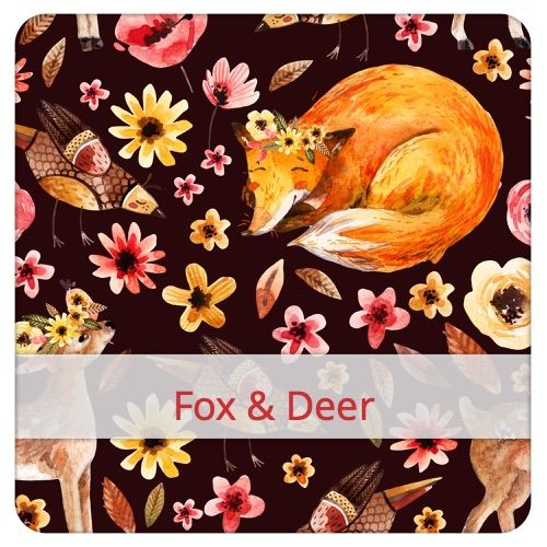 Eco-PUL Stoff - Fox & Deer Eco-PUL Stoff - Fox & Deer
