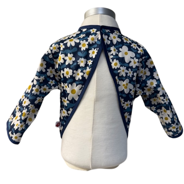 PUL Long-Sleeve Water-Resistant Bib - Daisy Chains