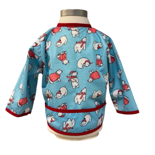 PUL Slab met Lange Mouwen Waterafstotend - Cozy Polar Bears PUL Slab met Lange Mouwen Waterafstotend - Cozy Polar Bears