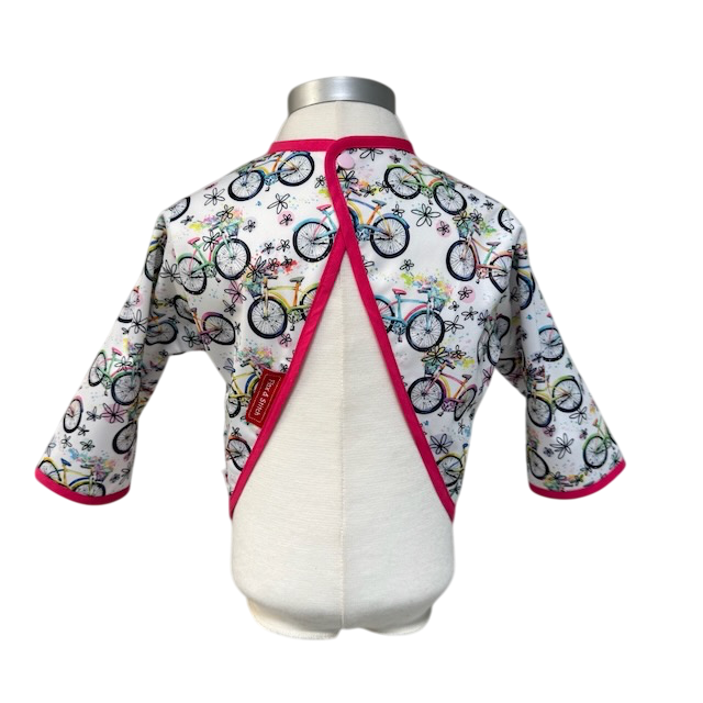 PUL Long-Sleeve Water-Resistant Bib - Blooming Bicycles