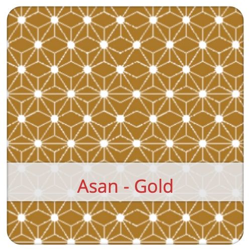 Fabric swatch image for pattern: Asan - Gold