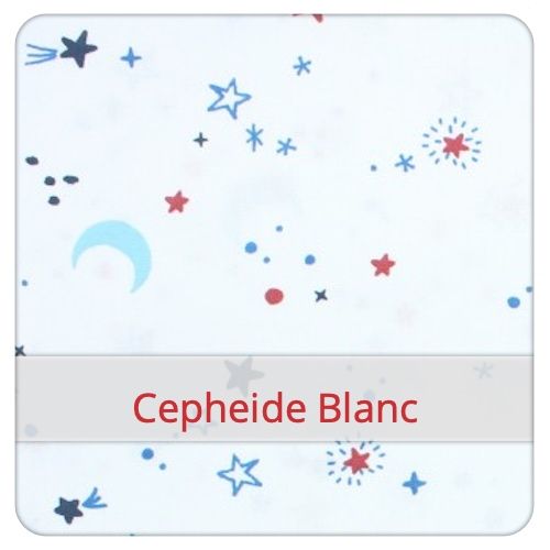 Fabric swatch image for pattern: Cepheide Blanc