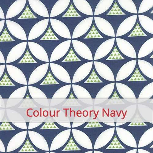 Cotton Fabric - Colour Theory Navy Fabric swatch image for pattern: Colour Theory Navy