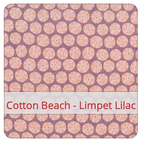 Fabric swatch image for pattern: Cotton Beach - Limpet Lilac