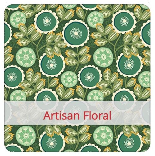 Fabric swatch image for pattern: Artisan Floral