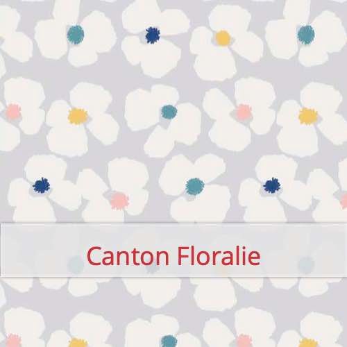 Cotton Fabric - Canton Floralie Fabric swatch image for pattern: Canton Floralie