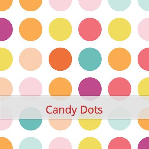 Fabric swatch image for pattern: Candy Dots
