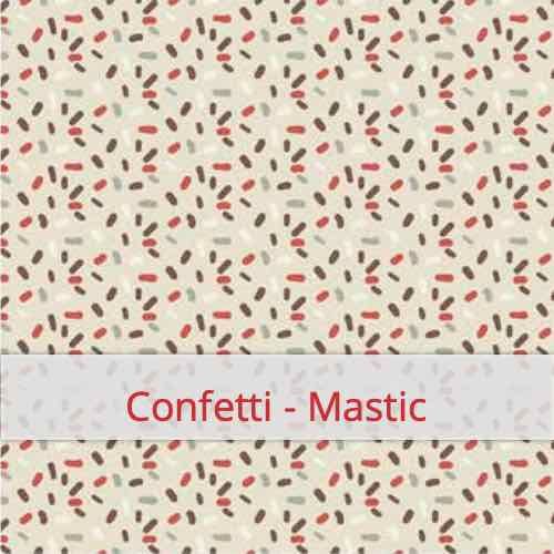 Cotton Fabric - Confetti - Mastic Fabric swatch image for pattern: Confetti - Mastic
