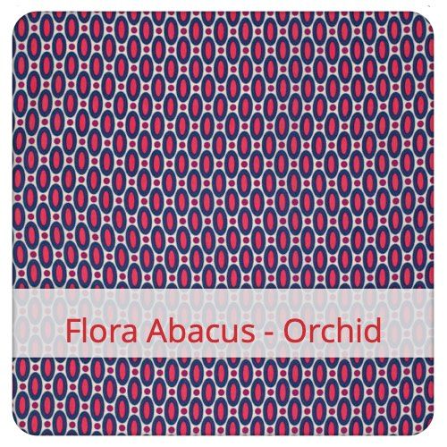 Fabric swatch image for pattern: Flora Abacus - Orchid