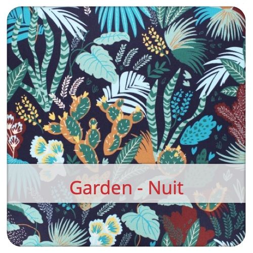 Cotton Fabric - Garden - Nuit Cotton Fabric - Garden - Nuit