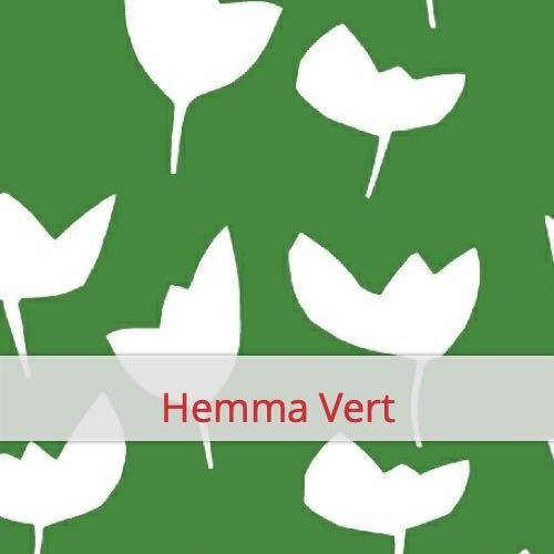 Fabric swatch image for pattern: Hemma Vert