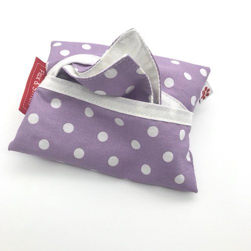 Fabric swatch image for pattern: Dots Lilac