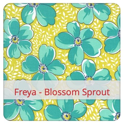Fabric swatch image for pattern: Freya - Blossom Sprout
