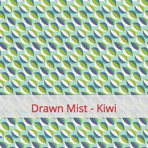 Cotton Fabric - Drawn Mist - Kiwi Fabric swatch image for pattern: Drawn Mist - Kiwi