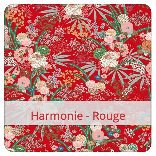 Fabric swatch image for pattern: Harmonie - Rouge