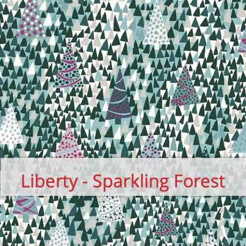 Fabric swatch image for pattern: Liberty - Sparkling Forest