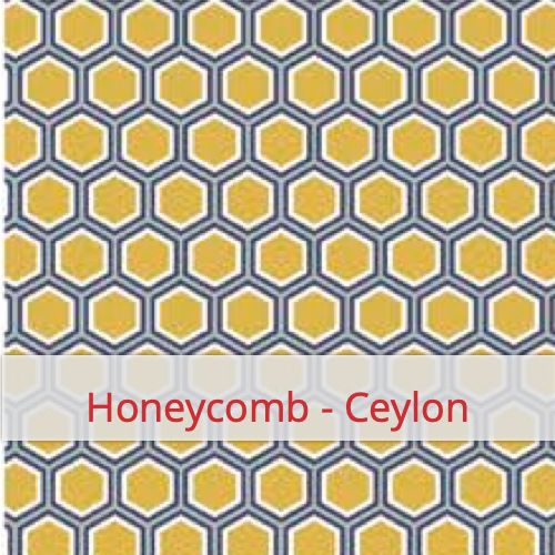 Fabric swatch image for pattern: Honeycomb - Ceylon
