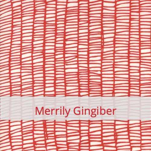 Fabric swatch image for pattern: Merrily Gingiber