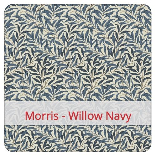 Cotton Fabric - Morris - Willow Navy