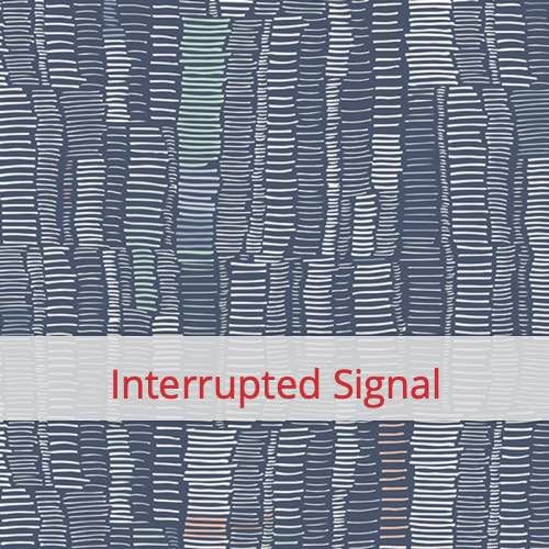 Fabric swatch image for pattern: Interrupted Signal