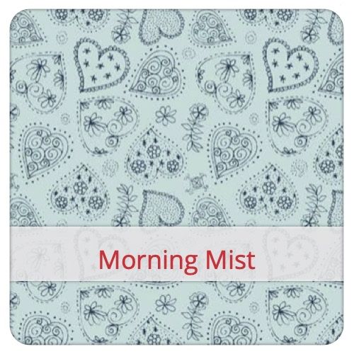 Cotton Fabric - Morning Mist Fabric swatch image for pattern: Morning Mist