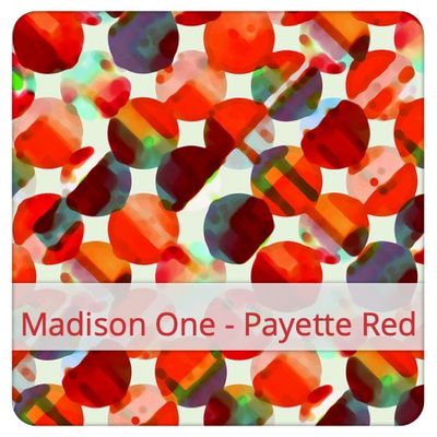 Échantillon de tissu pour le motif: Madison One - Payette Red
