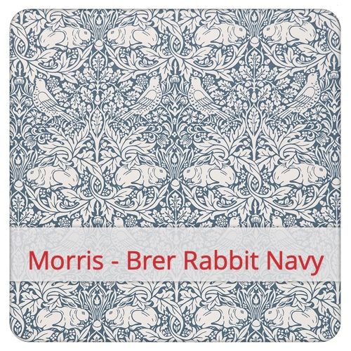 Fabric swatch image for pattern: Morris - Brer Rabbit Navy