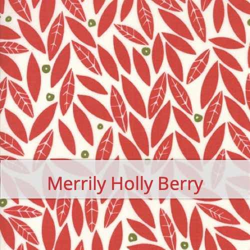 Fabric swatch image for pattern: Merrily Holly Berry