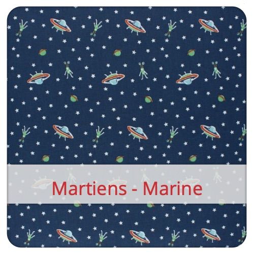 Cotton Fabric - Martiens - Marine Fabric swatch image for pattern: Martiens - Marine