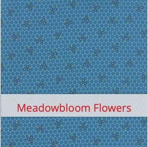 Cotton Fabric - Meadowbloom Flowers