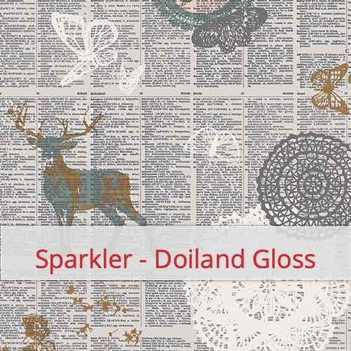Fabric swatch image for pattern: Sparkler - Doiland Glass