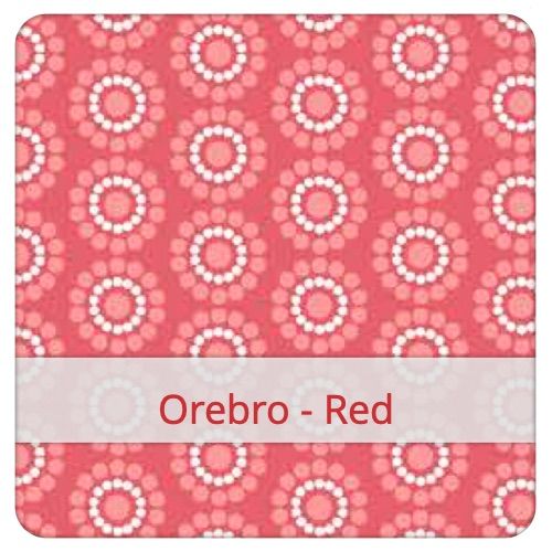 Fabric swatch image for pattern: Orebro - Red