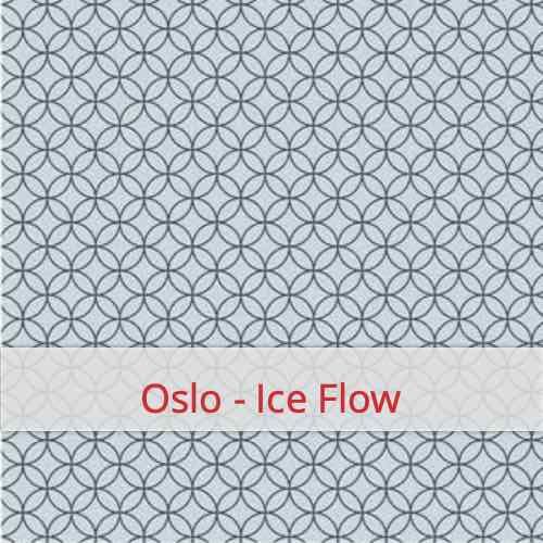 Cotton Fabric - Oslo - Ice Flow Fabric swatch image for pattern: Oslo - Ice Flow
