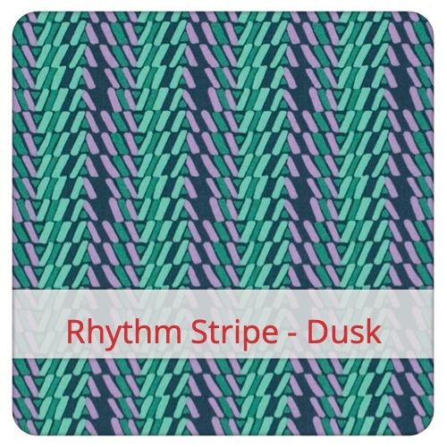 Fabric swatch image for pattern: Rhythm Stripe - Dusk