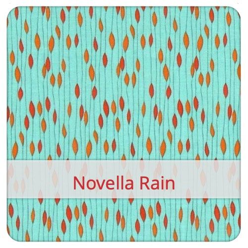 Cotton Fabric - Novella Rain Fabric swatch image for pattern: Novella Rain
