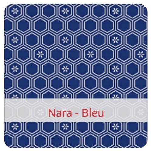Fabric swatch image for pattern: Nara - Bleu