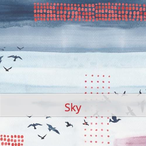 Cotton Fabric - Sky Fabric swatch image for pattern: Sky