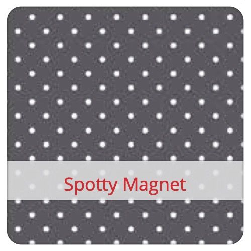 Cotton Fabric - Spotty Magnet Fabric swatch image for pattern: Spotty Magnet