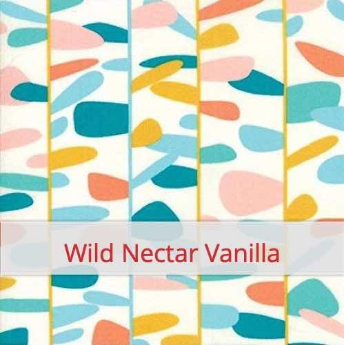Cotton Fabric - Wild Nectar Vanilla Fabric swatch image for pattern: Wild Nectar Vanilla