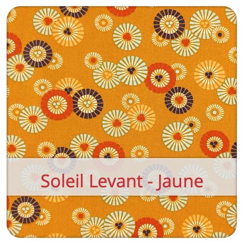 Fabric swatch image for pattern: Soleil Levant - Jaune
