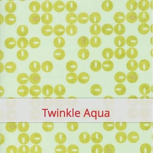 Échantillon de tissu pour le motif: Twinkle Aqua