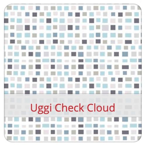Échantillon de tissu pour le motif: Uggi Check Cloud