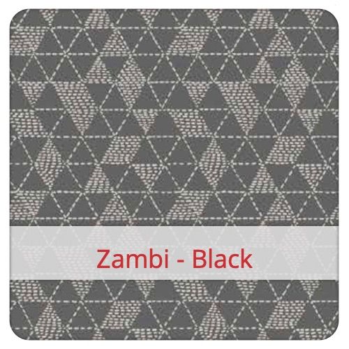 Échantillon de tissu pour le motif: Zambi - Black