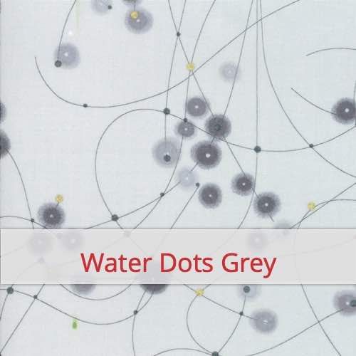 Échantillon de tissu pour le motif: Water Dots Grey