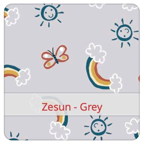 Échantillon de tissu pour le motif: Zesun - Grey