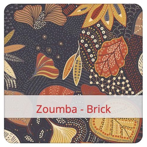 Échantillon de tissu pour le motif: Zoumba - Brick