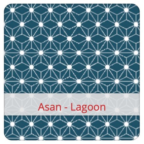 Fabric swatch image for pattern: Asan - Lagoon